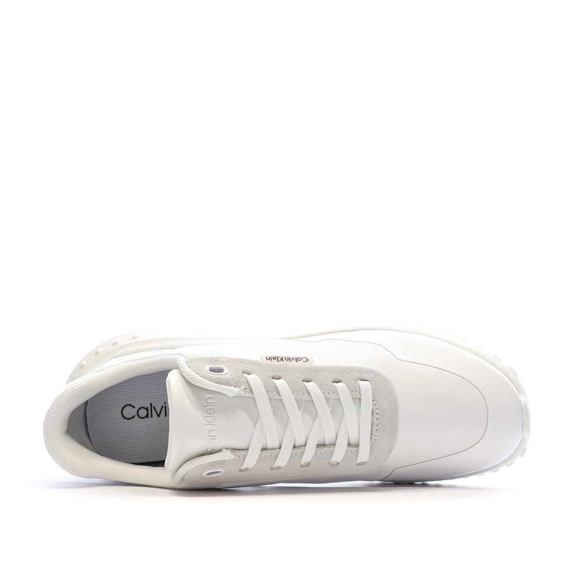 Voir la diapositive 4 : CALVIN KLEIN JEANS Baskets Blanc Femme Calvin Klein Jeans Low Pro Cups