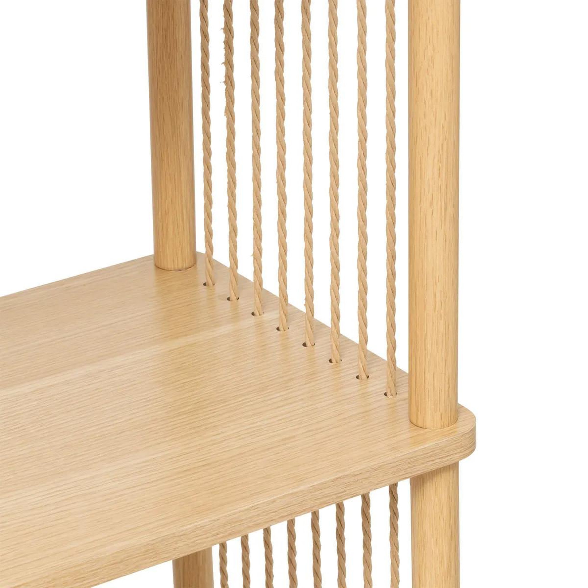 Voir la diapositive 2 : FIVE Étagère 4 niveaux  kord  110cm naturel