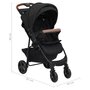 Voir la diapositive 6 : VIDAXL Poussette pour bebe 2-en-1 Anthracite Acier