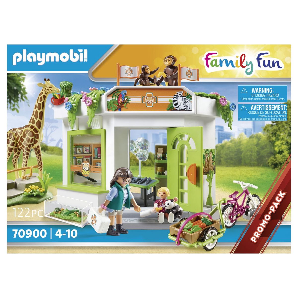 PLAYMOBIL Family Fun 70900 Centre de soins animalier