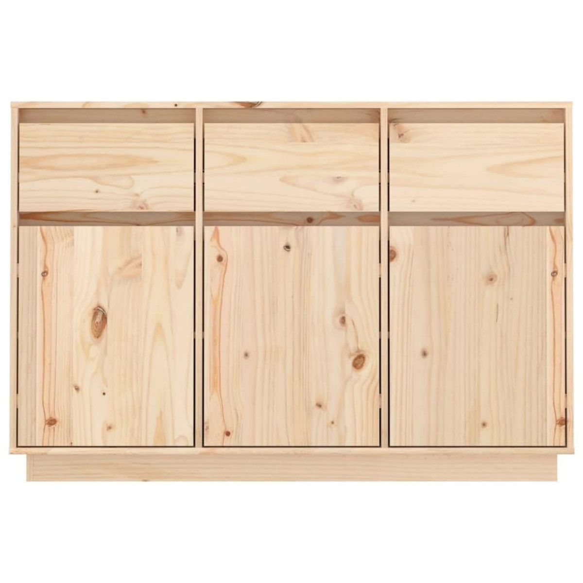 VIDAXL Buffet 110x34x75 cm Bois massif de pin