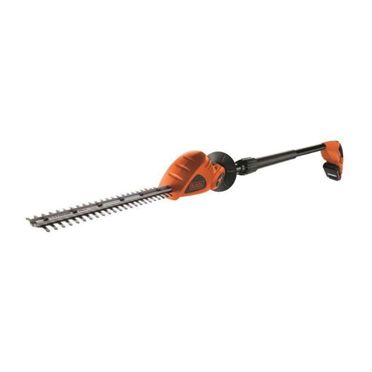 Black et Decker BLACK+DECKER Taille-Haie Longue Portée 43 cm 18V 2 Ah GTC1843L20-QW - Lames Affutées Au Diamant