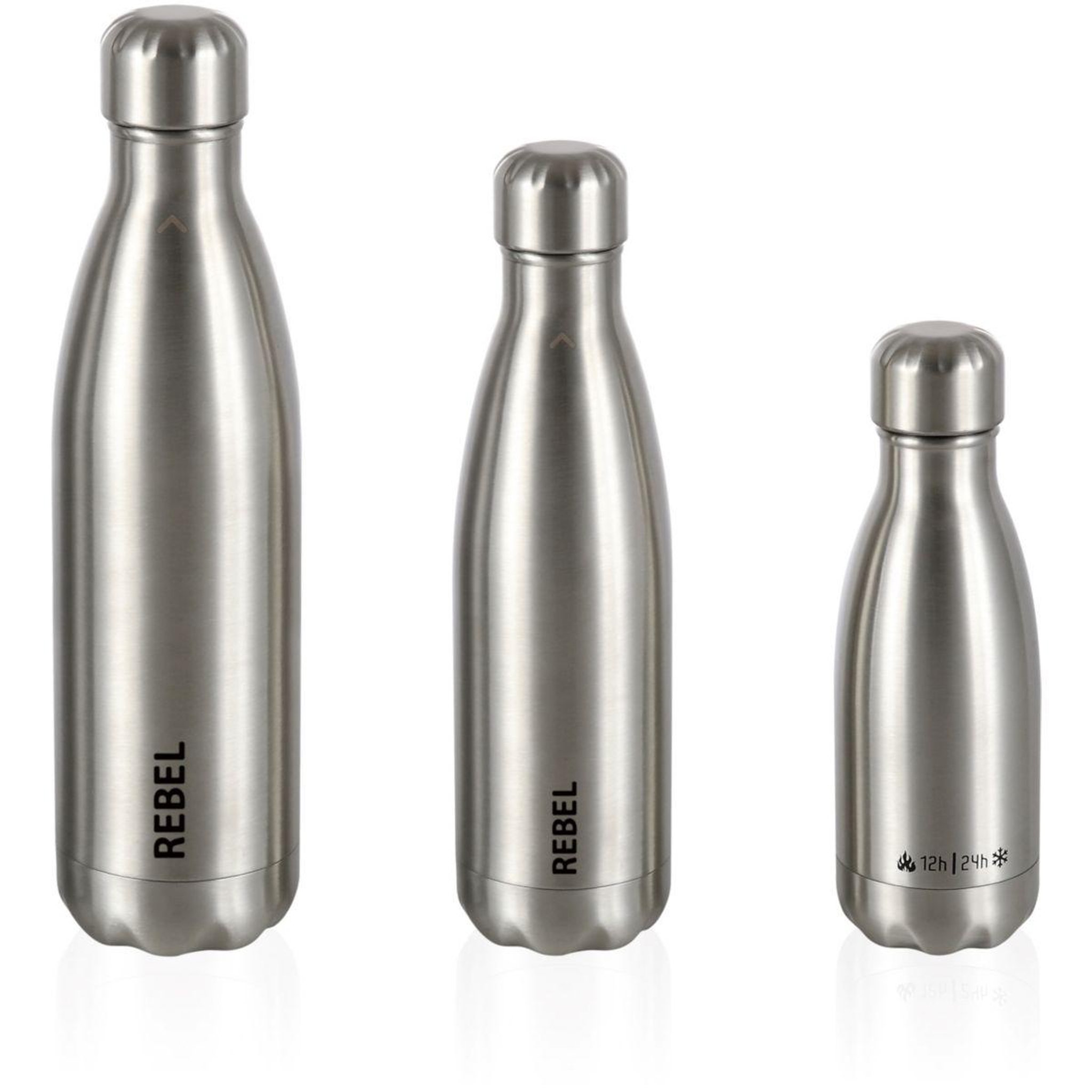 Voir la diapositive 3 : Les Artistes Bouteille isotherme Rebel metallic argent 50cl A-1997