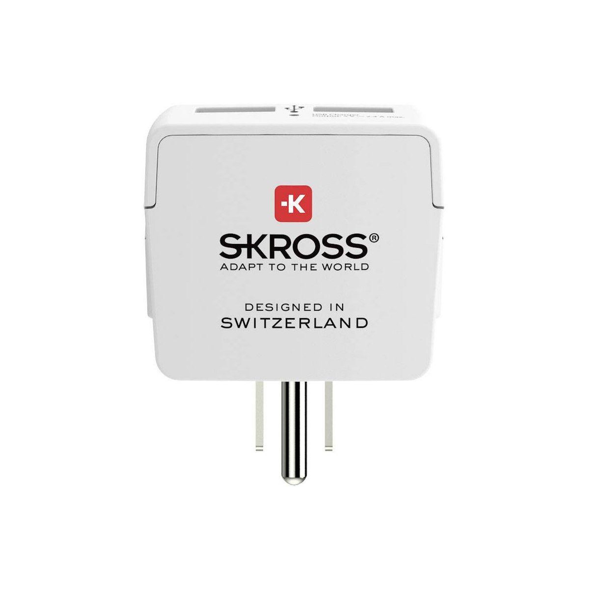 Voir la diapositive 4 : Skross Adaptateur de voyage Europe vers USA + USB