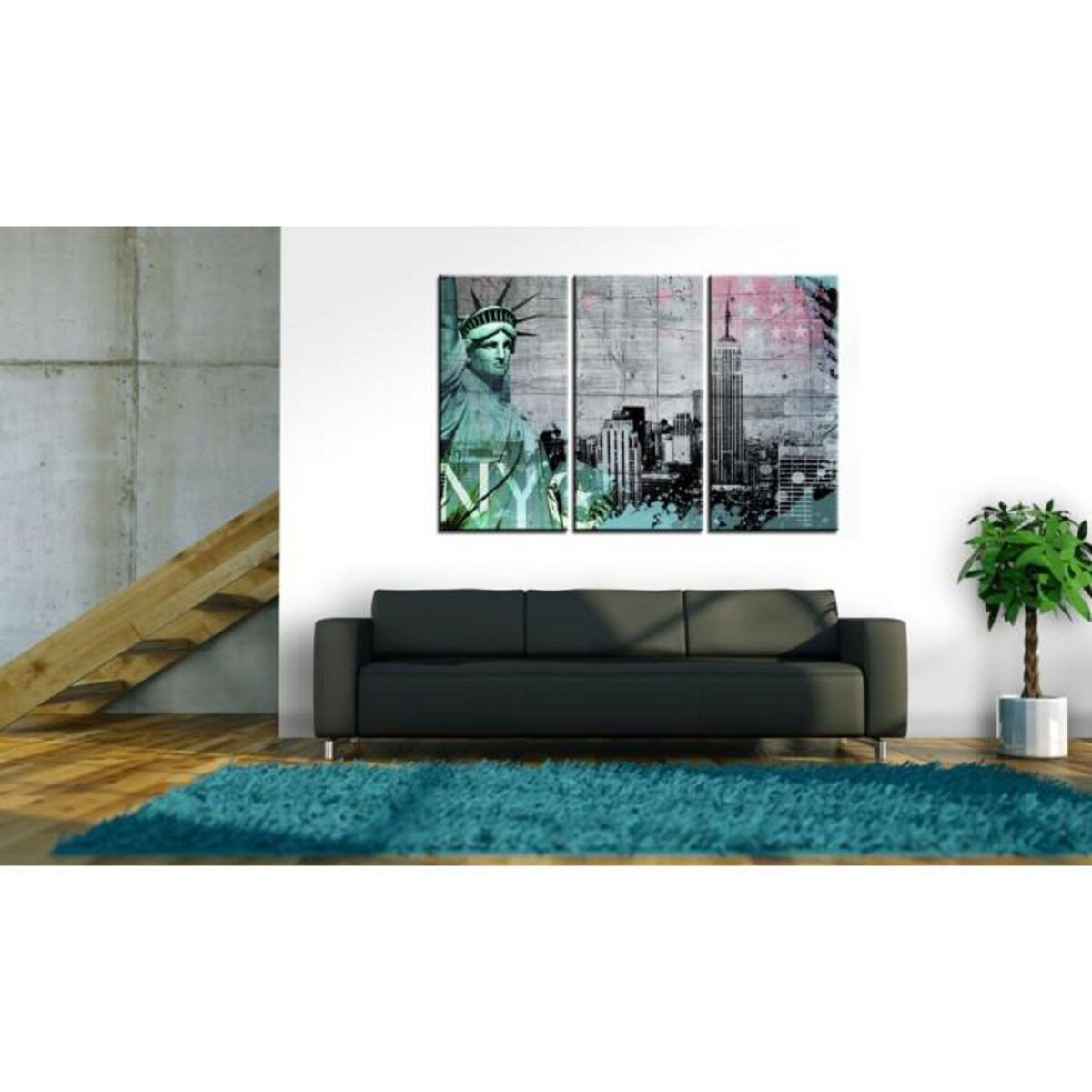 Paris Prix Tableau Imprimé  NYC Collage III