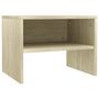 Voir la diapositive 4 : VIDAXL Tables de chevet 2 pcs Chene sonoma 40x30x30 cm Bois ingenierie