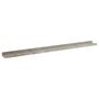Voir la diapositive 4 : VIDAXL Etageres murales 4 pcs Gris beton 100x9x3 cm
