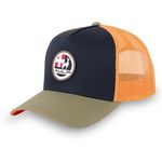 AULP Casquette Trucker avec filet Tricolore. Coloris disponibles : Bleu