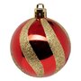 Voir la diapositive 3 : ATMOSPHERA Lot de 25 Boules de Noël  Maison des Couleurs  6cm Rouge & Or