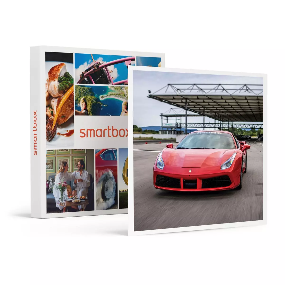 Smartbox Stage de pilotage : 6 tours sur le circuit de Chambley en Porsche Cayman et Ferrari 488 GTB - Coffret Cadeau Sport & Aventure