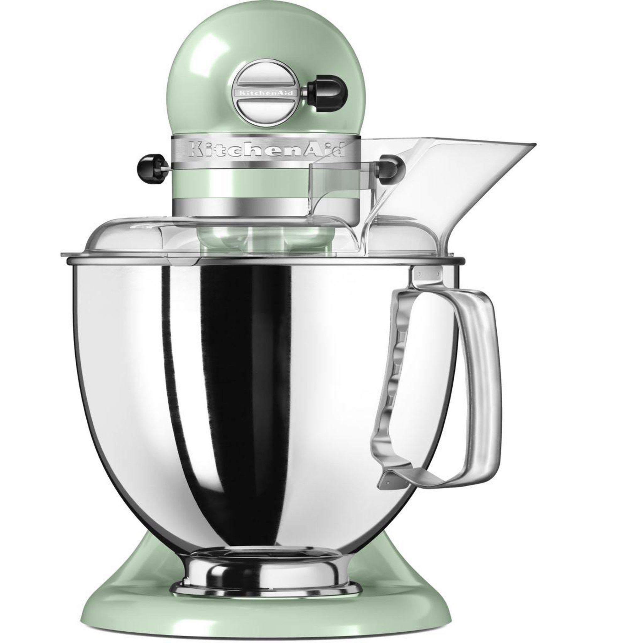 Voir la diapositive 4 : KitchenAid Robot pâtissier 5ksm175psept macaron pistache, 4,8 l, bol avec poignée + bol 3 l, batteur souple et couvercle