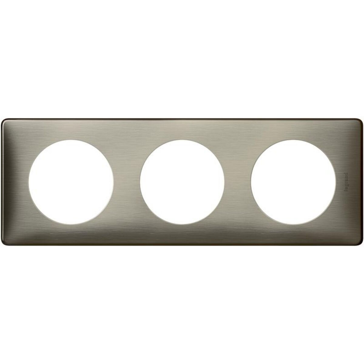 Legrand Celiane plaque 3 poste tungstene