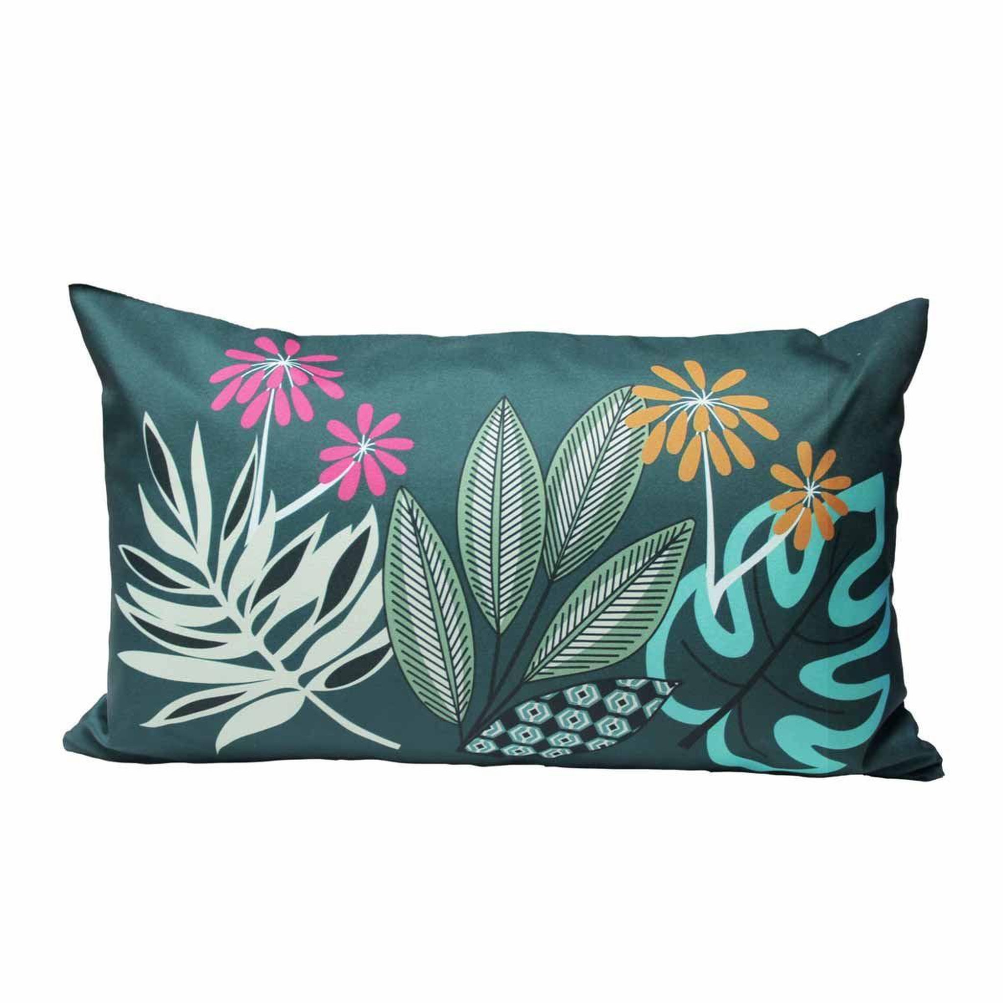Voir la diapositive 1 : Douceur d'Intérieur Coussin déco imprimé  lilidae  30x50cm vert