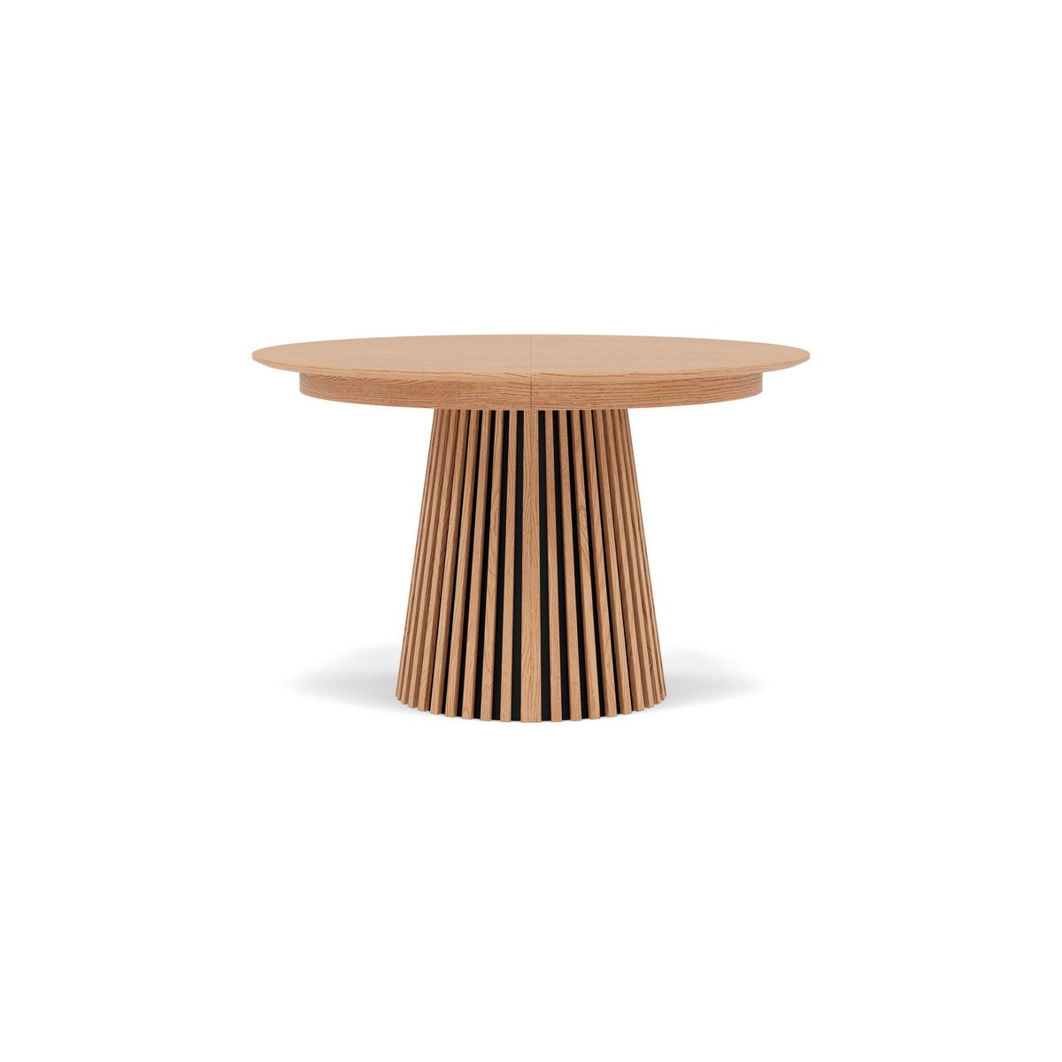 LISA DESIGN Freya - table à manger ronde extensible - effet bois - 4 à 8 personnes