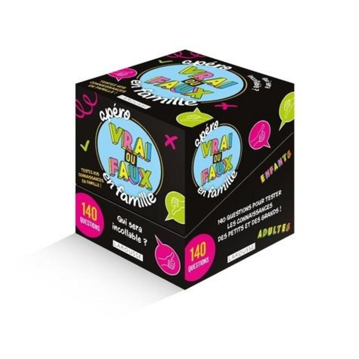 APERO VRAI OU FAUX EN FAMILLE. 140 QUESTIONS, Larousse