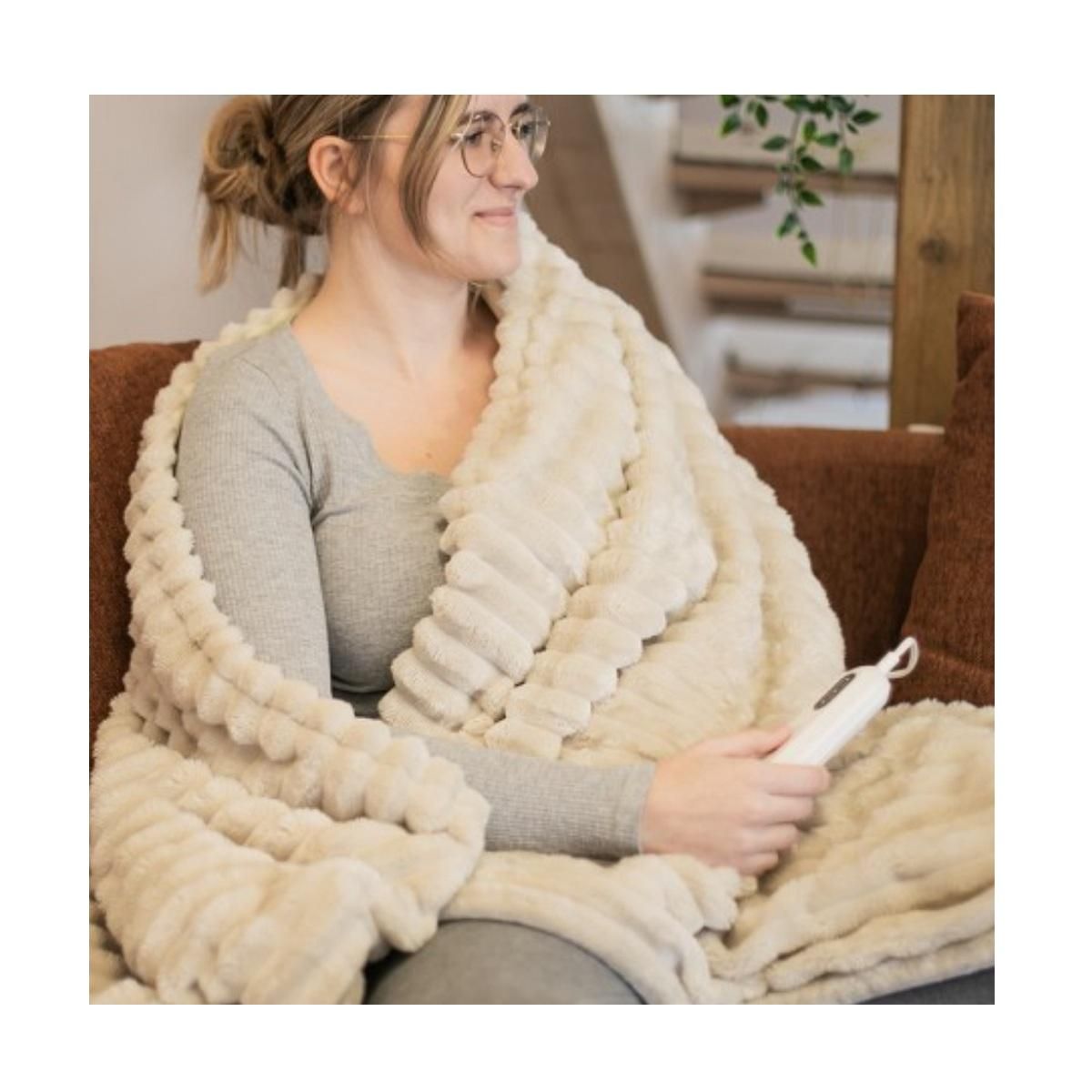 LIVOO Couverture chauffante 2 places 180x130cm 160w - DOS221C