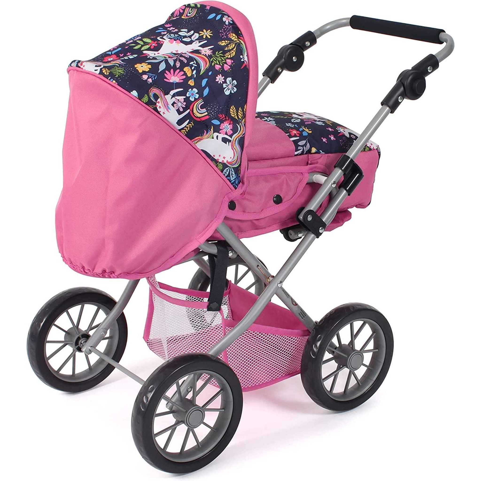 Voir la diapositive 3 : BAYER CHIC 2000 Poussette combinée Leni Licorne pour poupée