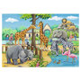 Voir la diapositive 1 : RAVENSBURGER 2X24 P - Bienvenue Au Zoo Puzzle