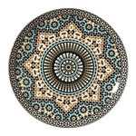 Paris Prix Lot de 6 Assiettes Plates  Noura  26cm Multicolore