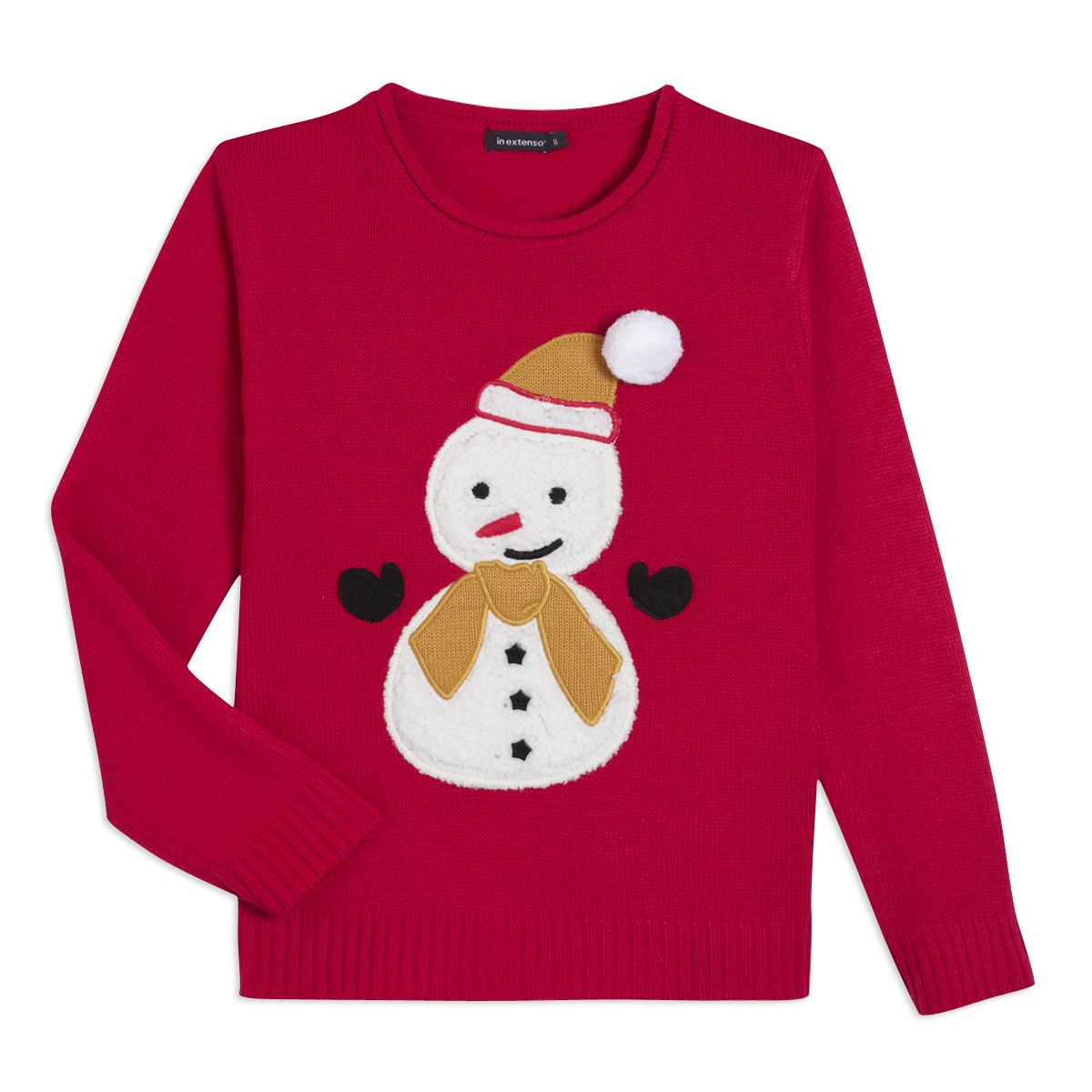 IN EXTENSO Pull bonhomme de neige fille
