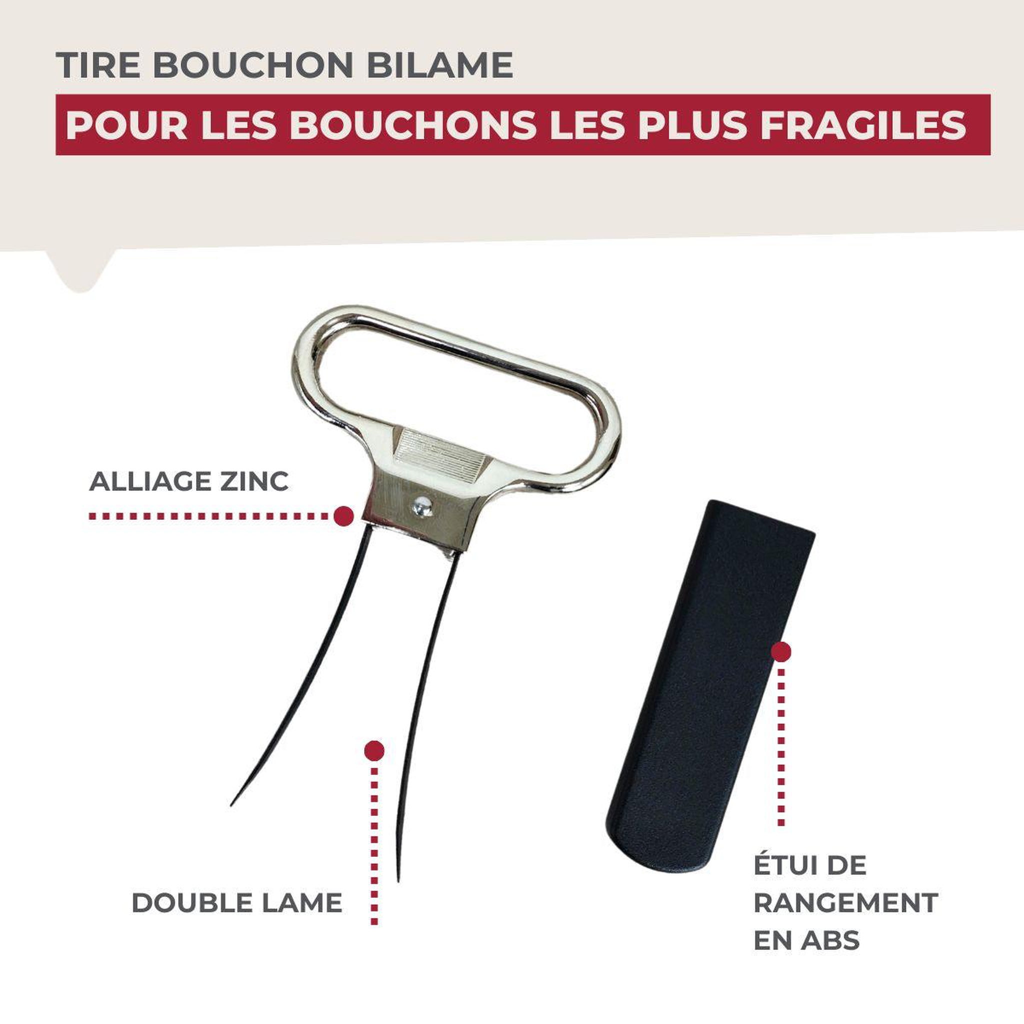 Voir la diapositive 4 : Fackelmann Tire-bouchon à feuille fackelmann bar concept
