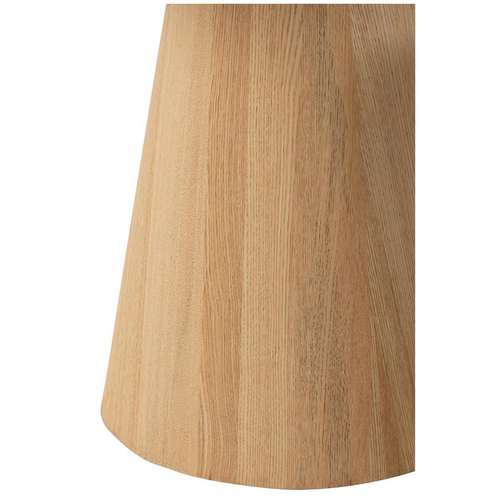 Voir la diapositive 4 : J-LINE Lot de 2 tables d'appoint  rebord  50cm naturel