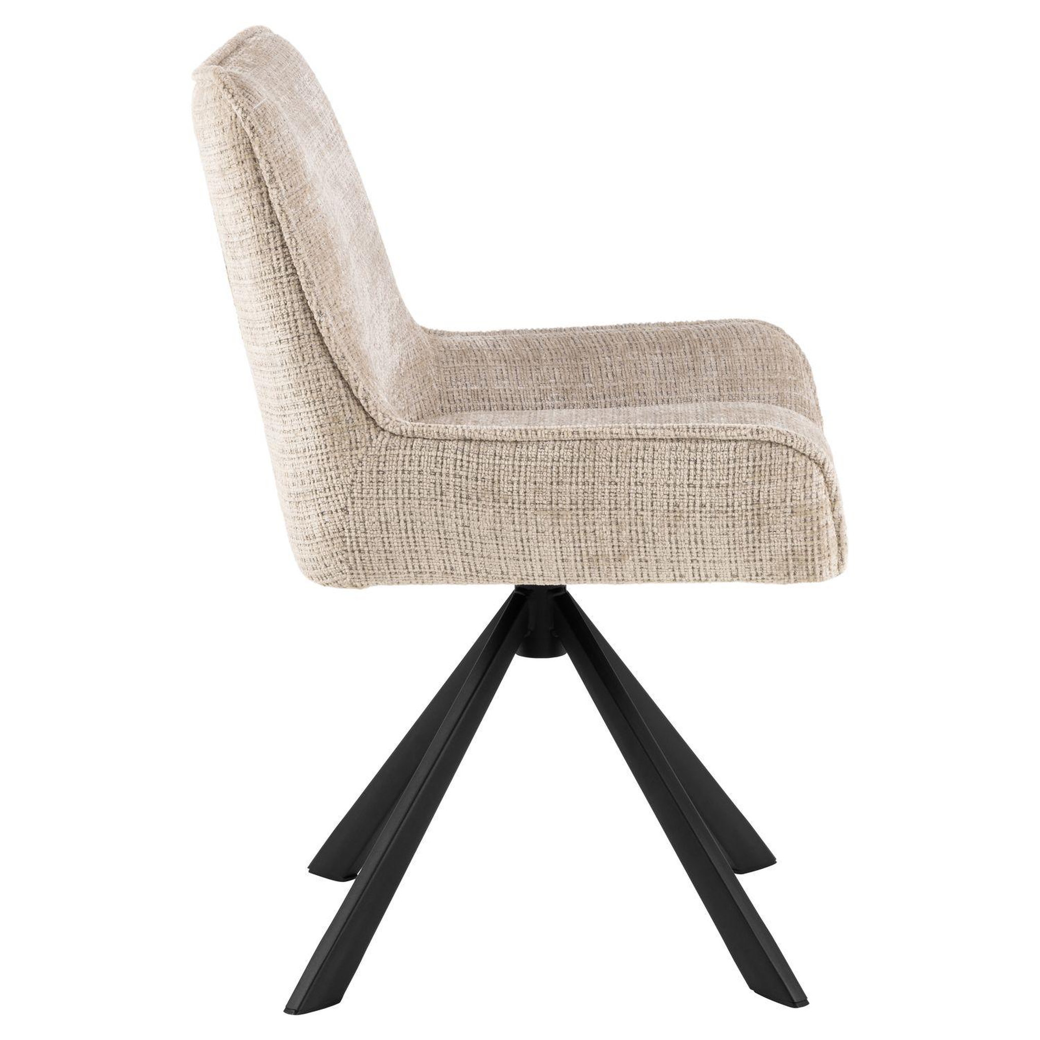 Voir la diapositive 4 : TOILINUX Lot de 2 chaises de salle à manger memphis - beige