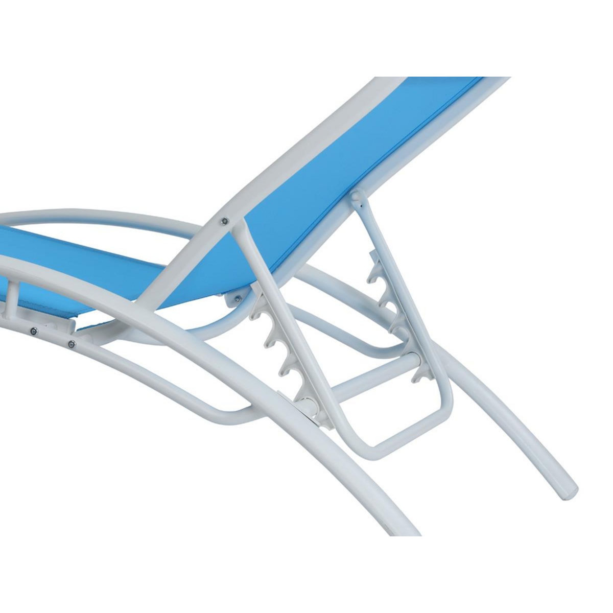 Habitat et Jardin Bain de soleil en aluminium  Beauty  - Phoenix - Bleu - Lot de 2