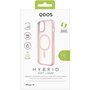 Qdos Coque bumper Iphone 15 Hybrid soft SNAP MagSafe Rose