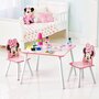 MOOSE TOYS Disney Minnie Mouse - Ensemble table et 2 chaises pour enfants 