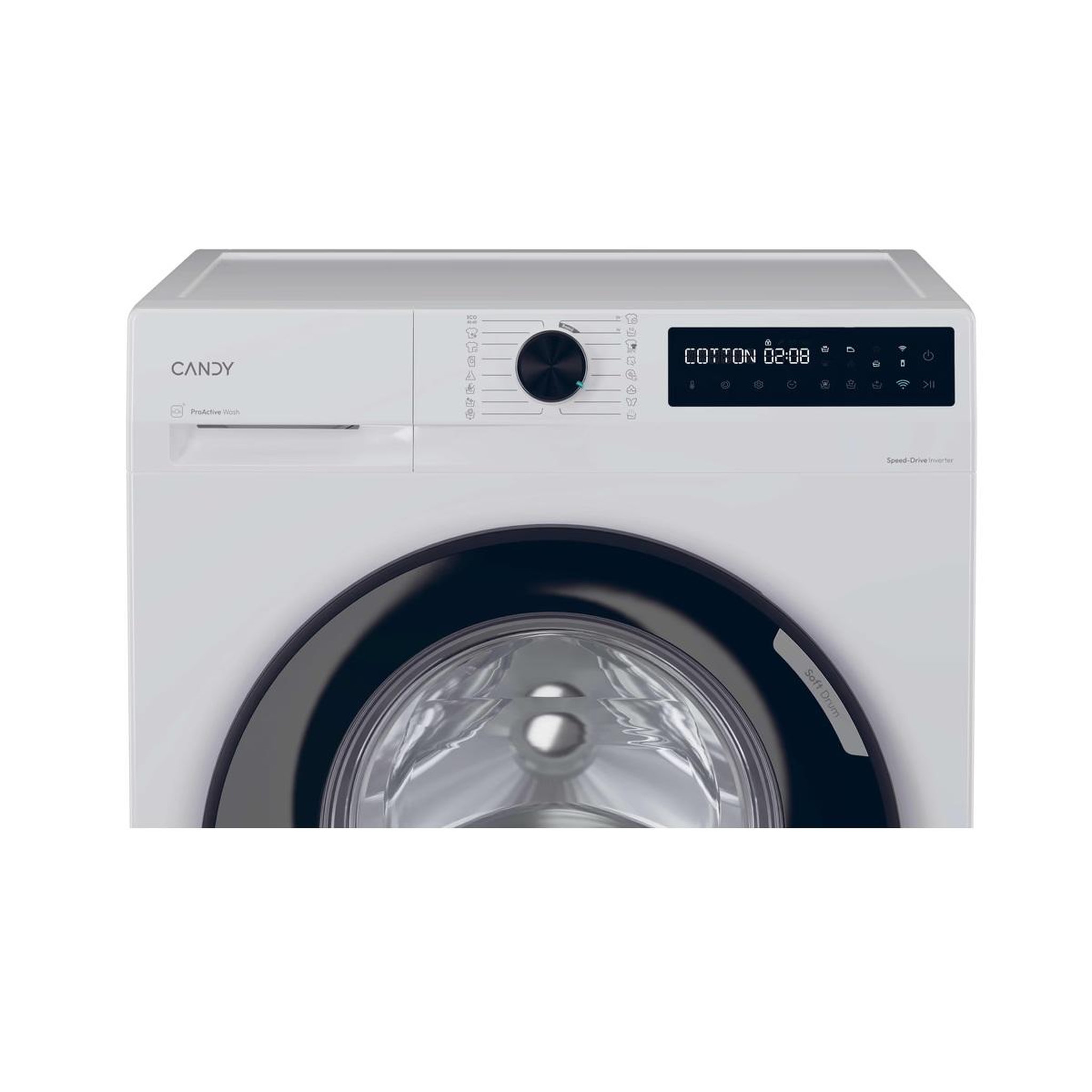 Voir la diapositive 5 : Candy Lave-linge frontal 8kg 1400 trs/min - br48b6-s