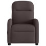 Voir la diapositive 5 : VIDAXL Fauteuil de massage inclinable electrique Marron fonce Tissu