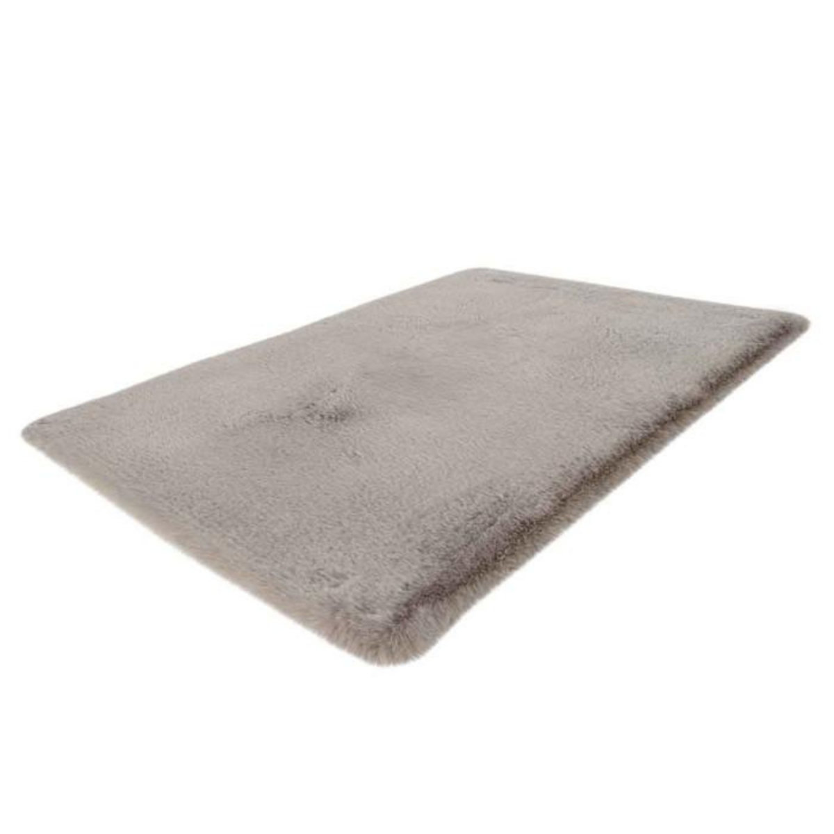 Paris Prix Tapis de Bain Doux Antidérapant  Rabbit  Gris Clair