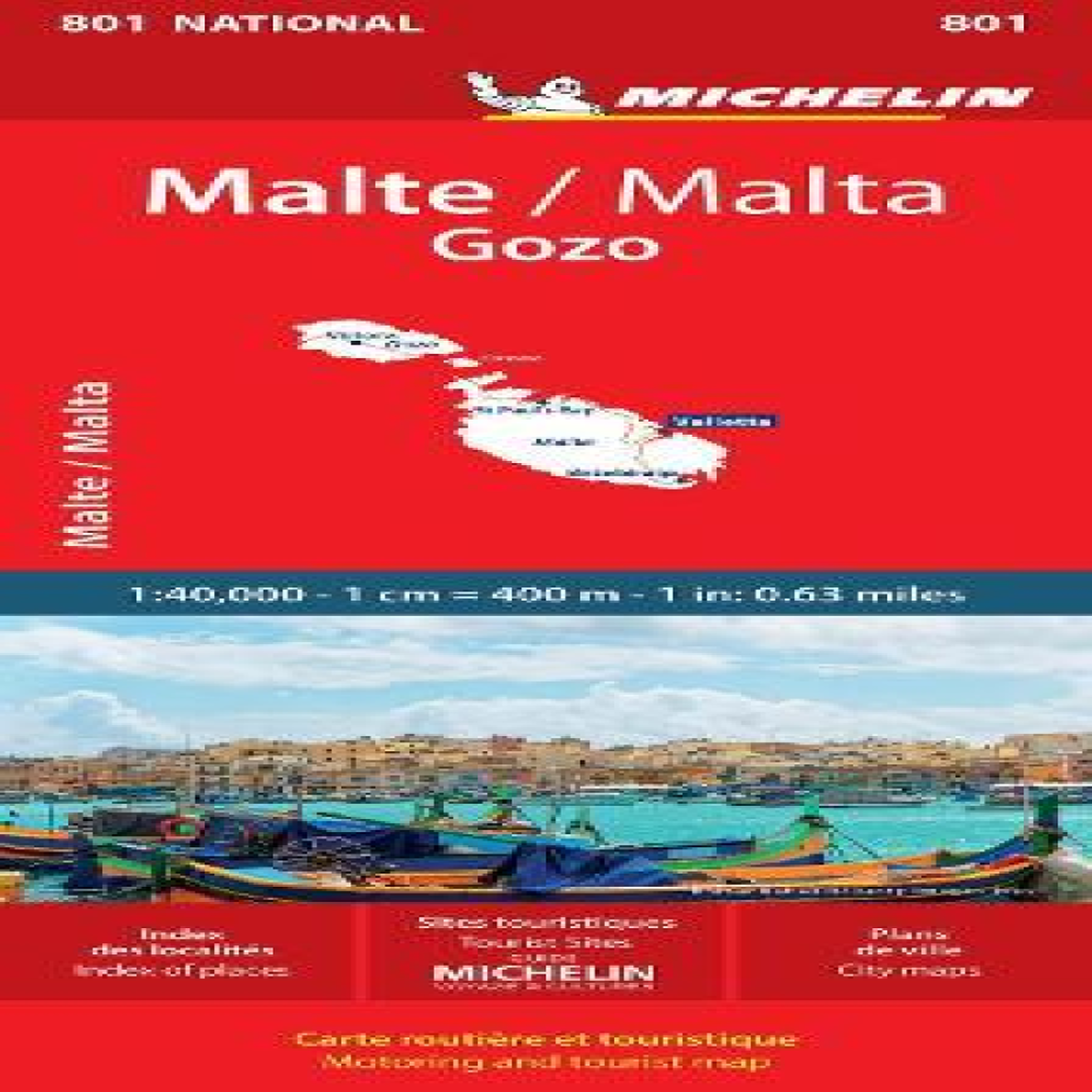 LIVRES Malta - Michelin National Map 801