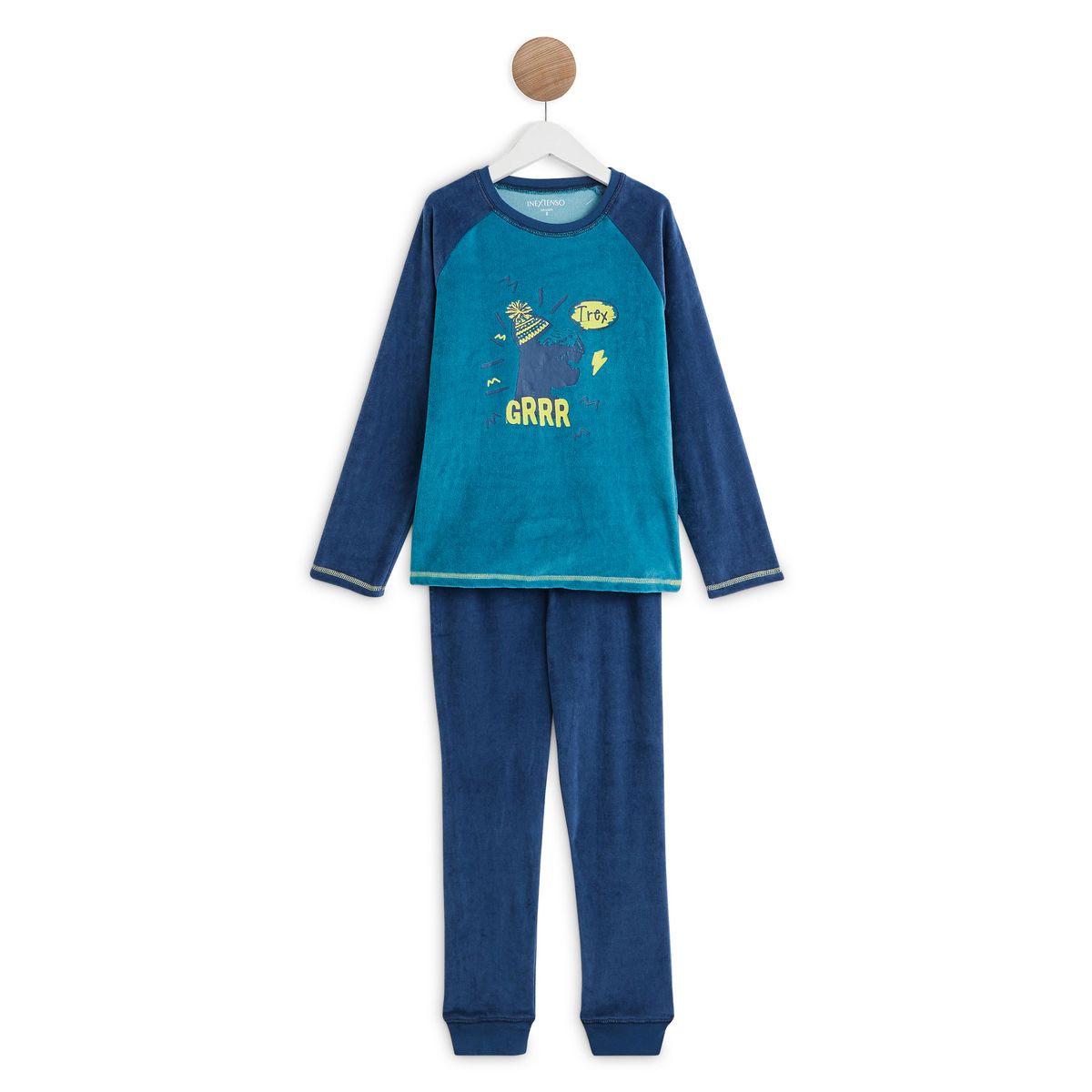 IN EXTENSO Ensemble pyjama velours garçon