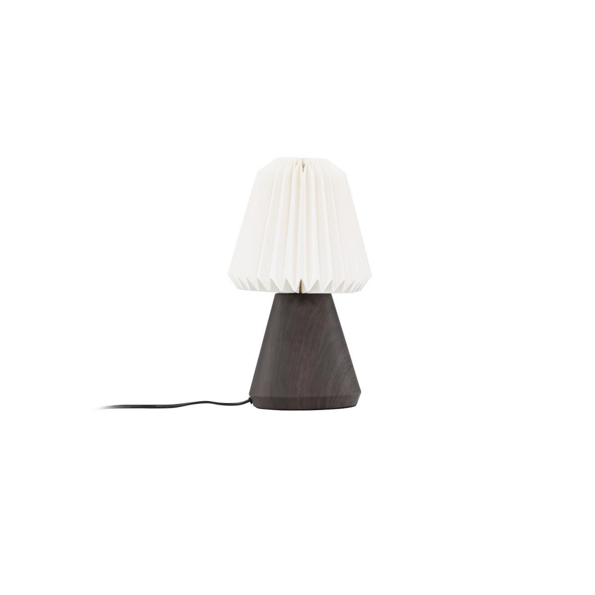 Voir la diapositive 2 : Paris Prix Lampe à poser design  fjallen  33cm marron