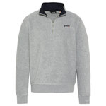 Schott Sweat Polaire  Homme Schott Half Zipped. Coloris disponibles : Gris
