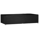 VIDAXL Housse de salon de jardin 12 œillets 315x160x75cm rectangulaire