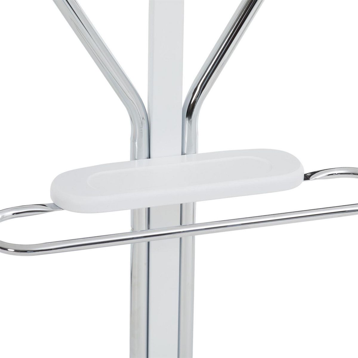 IDIMEX Valet GREGOR, en métal chromé et MDF