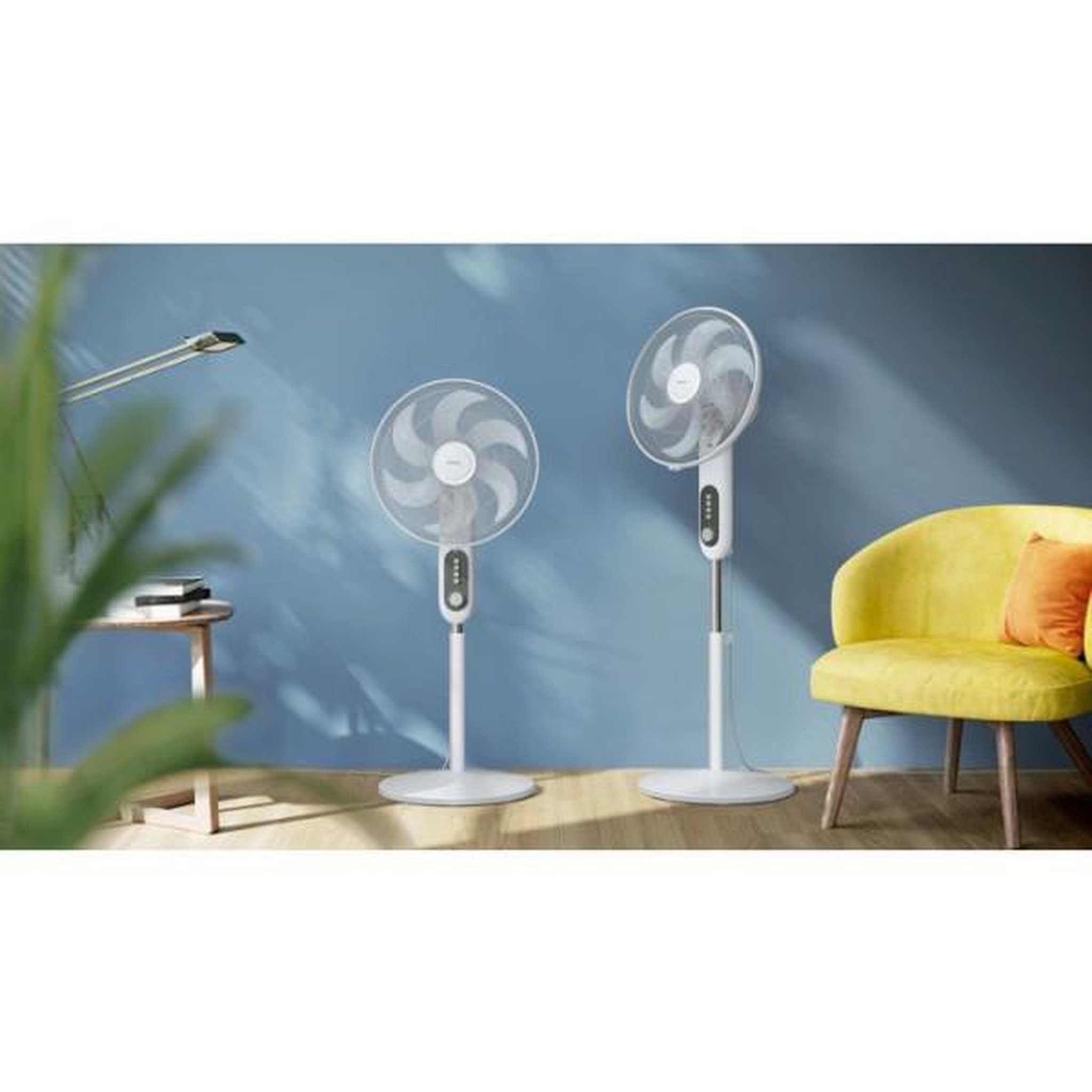 Voir la diapositive 5 : Philips Ventilateur sur pied - PHILIPS - CX5535/00 - Série 5000 - Flux d'air de 230 m³/h - 28 db(A) - Blanc