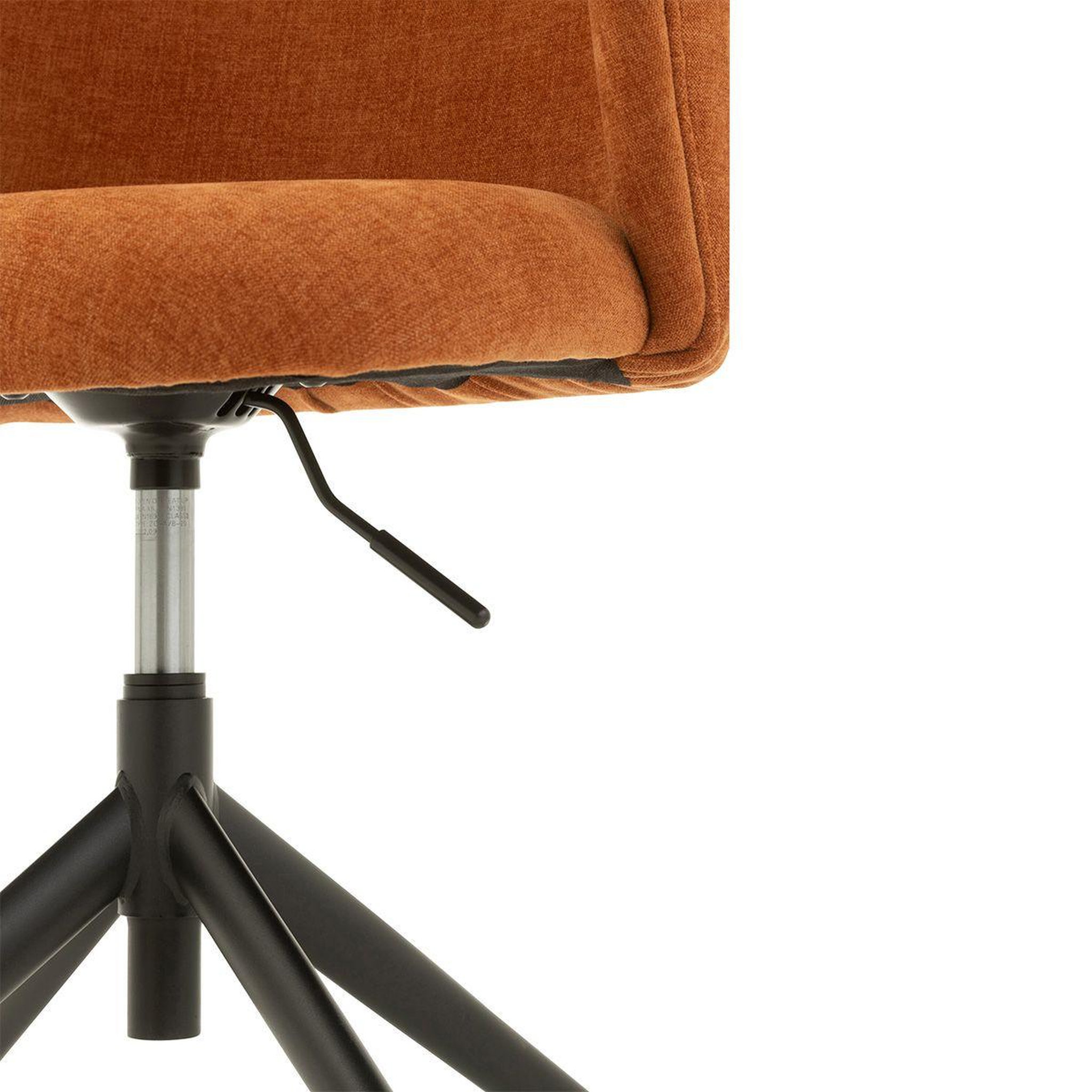 Voir la diapositive 5 : J-LINE Chaise pivotante design  gena  56cm rouille