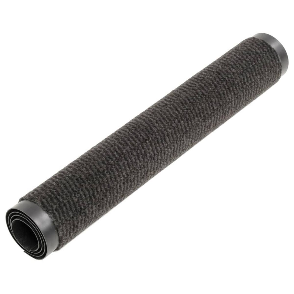 VIDAXL Paillassons rectangulaires 2 pcs 120 x 180 cm Noir