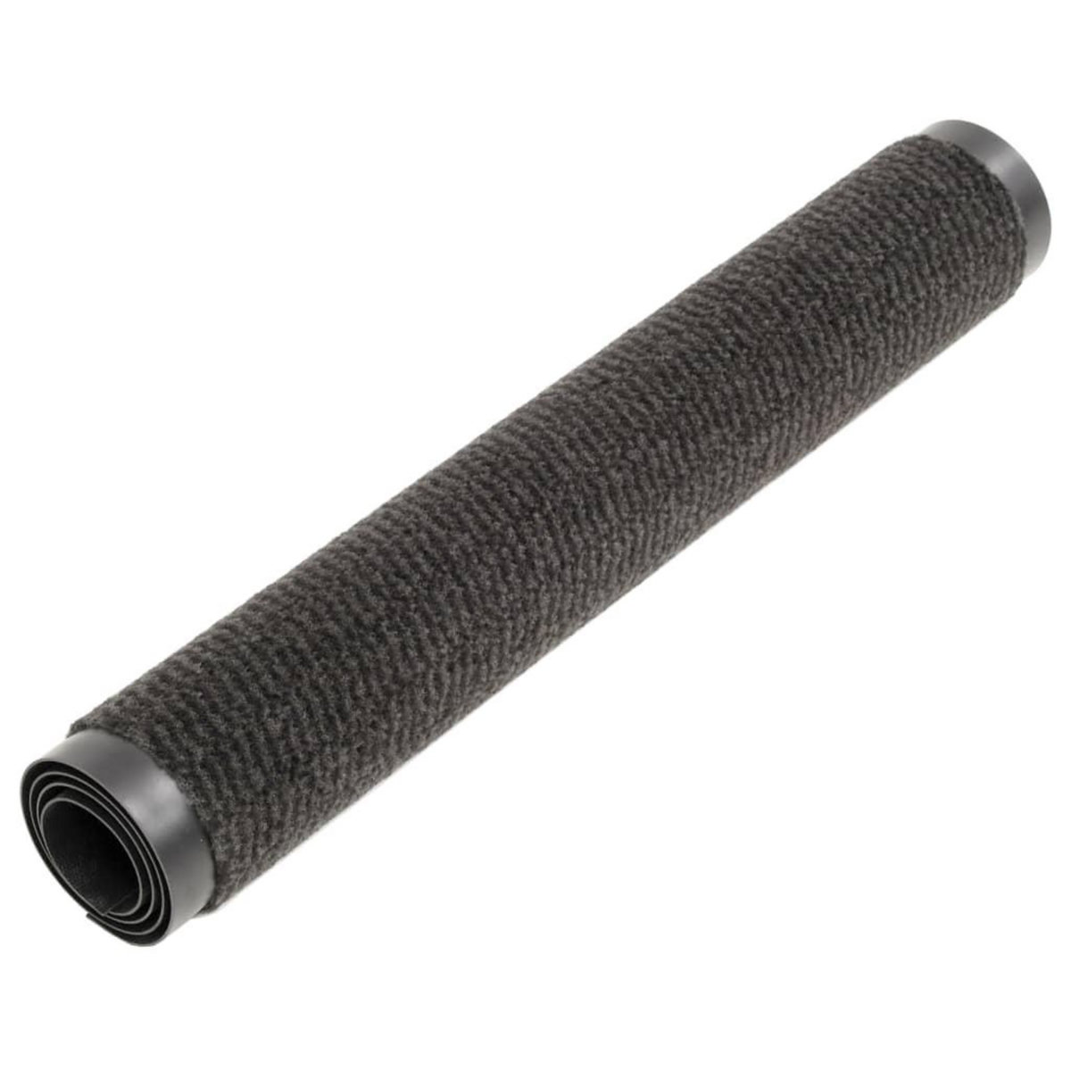 VIDAXL Paillassons rectangulaires 2 pcs 120 x 180 cm Noir