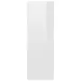 VIDAXL Etagere a chaussures Blanc brillant 54x34x100,5 cm