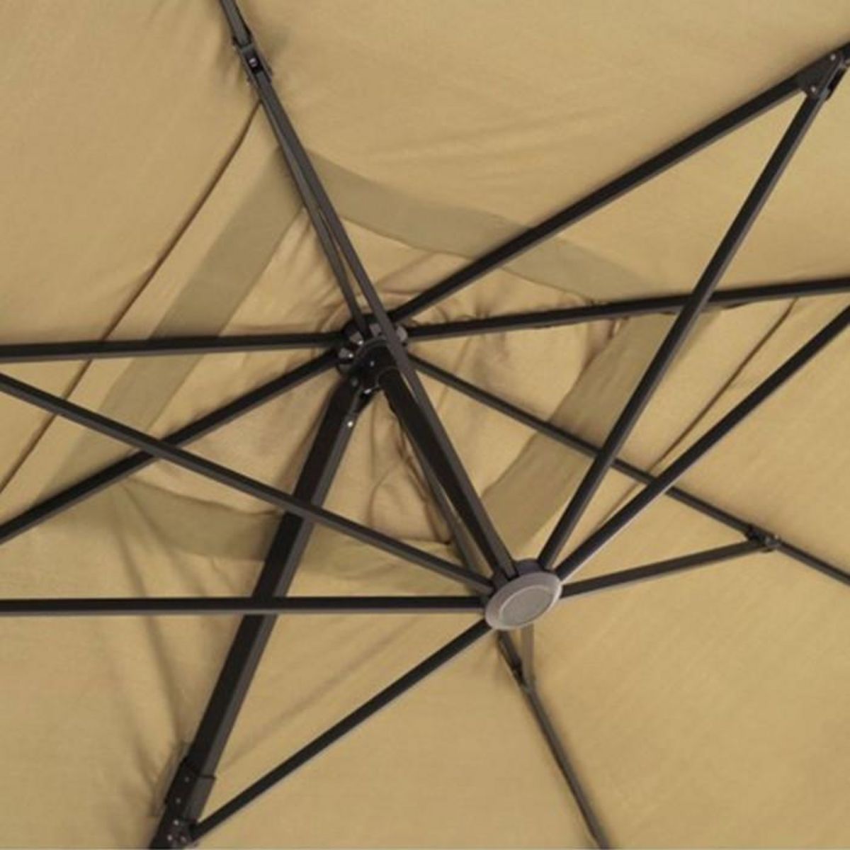 Paris Prix Parasol Déporté avec  Housse  300cm Sable