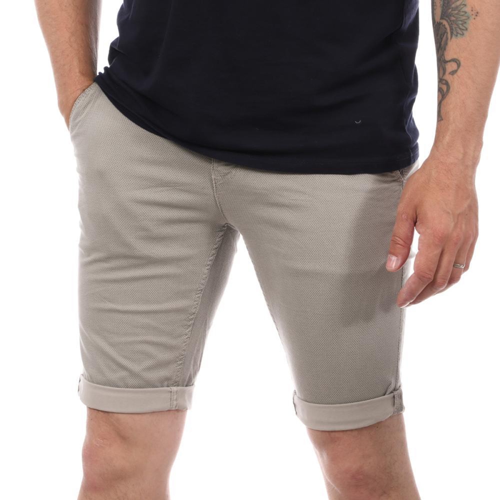 PANAME BROTHERS Short Gris Homme Paname Brothers FLORENCE. Coloris disponibles : Gris