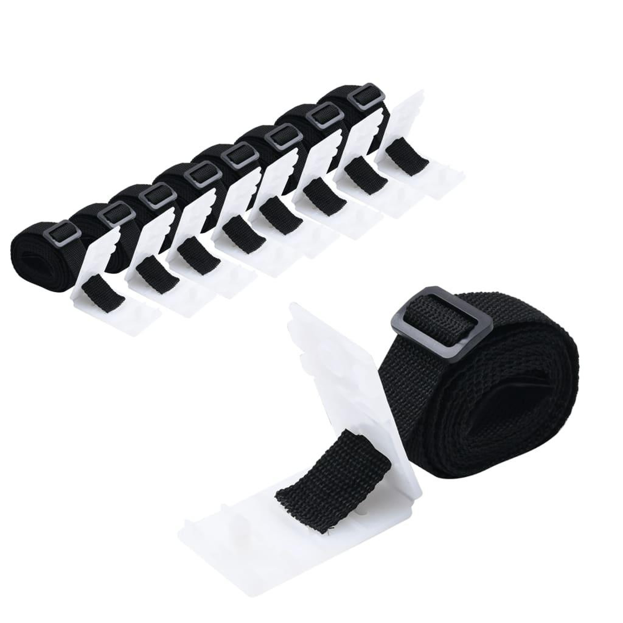 VIDAXL Fixations de rouleau de couverture de piscine 8 pcs 1,8 m