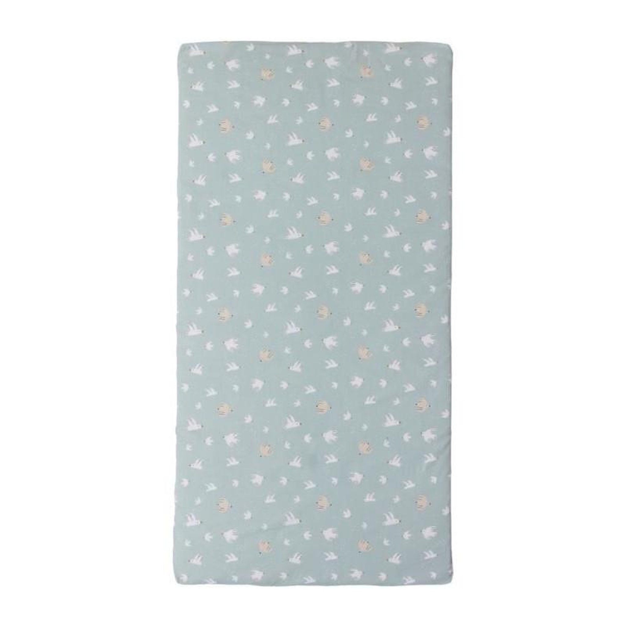 TINEO Matelas nomade Over the sea - 120 x 60 x 4 cm - Bleu - TINEO