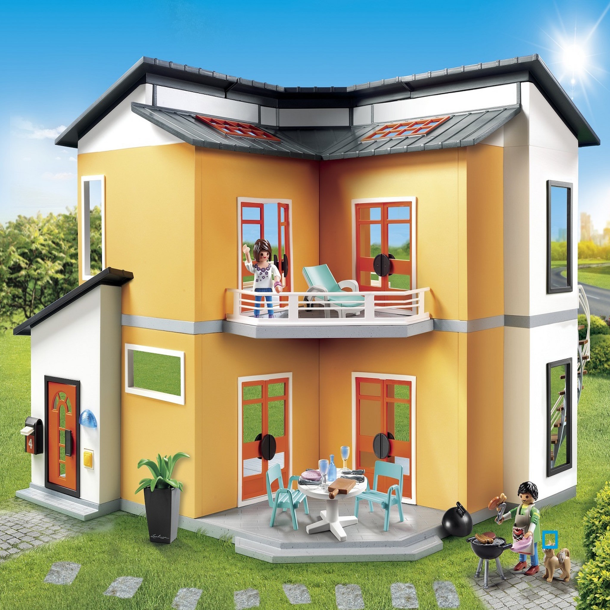 Voir la diapositive 2 : PLAYMOBIL 9266 - City Life - Maison moderne 