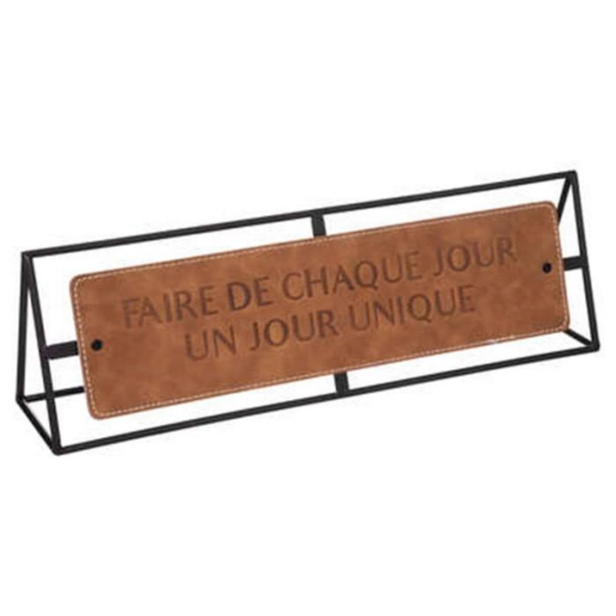 ATMOSPHERA Mot Déco à Poser  Inscription  45cm Marron & Noir